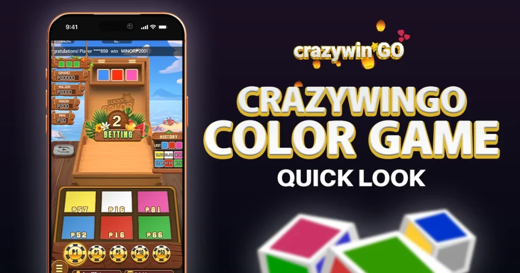 CrazyWinGo Color Game Quick Look