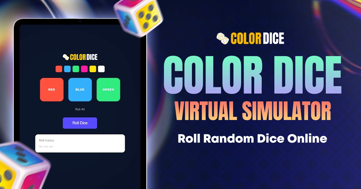 Free Color Dice Virtual Simulator – Roll Random Dice | ColorDice.org