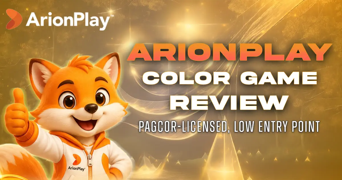 ArionPlay Color Game Review: PAGCOR-Licensed, Low Entry Point