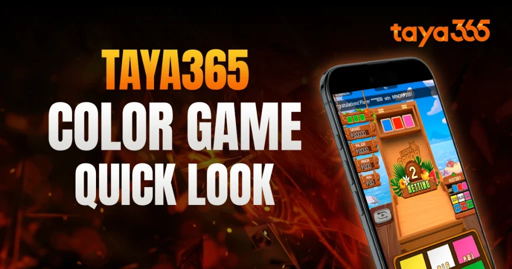Taya365 Color Game Quick Look